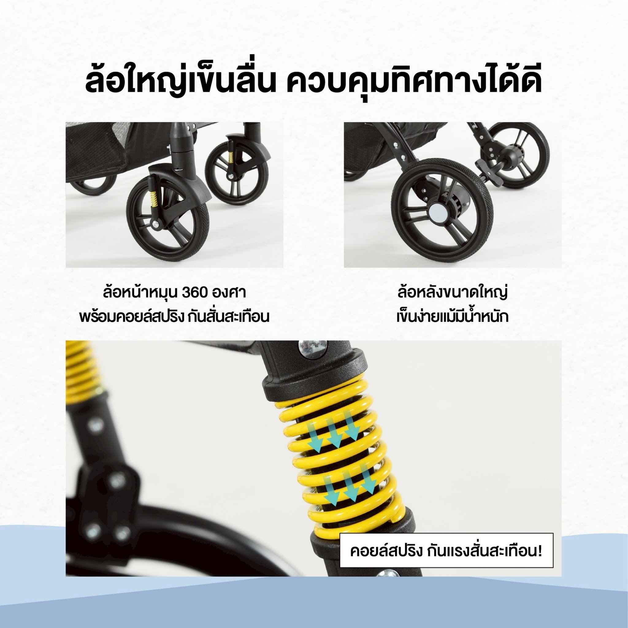  รถเข็นสำหรับสัตว์เลี้ยงแบบ 3 in1 Bernd รุ่น Luna Pet Dodger Blue_6
